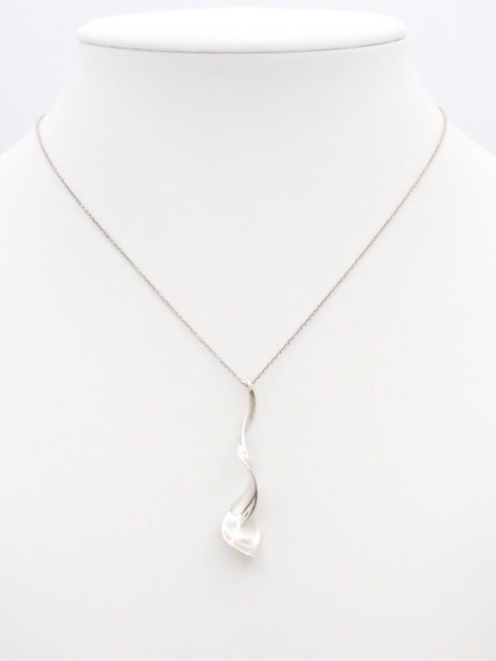 Tiffany & Co. Frank Gehry Small Orchid Drop Necklace 925